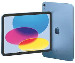 iPad 10 64GB Blue front and back